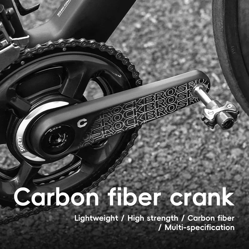 ROCKBROS Сверхлегкий коленчатый вал для велосипеда из углеродного волокна 162