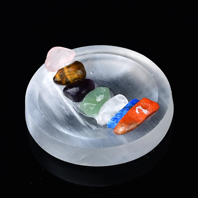 

Чаша из глины с гравием семи чакр Harmonious Crystalloid