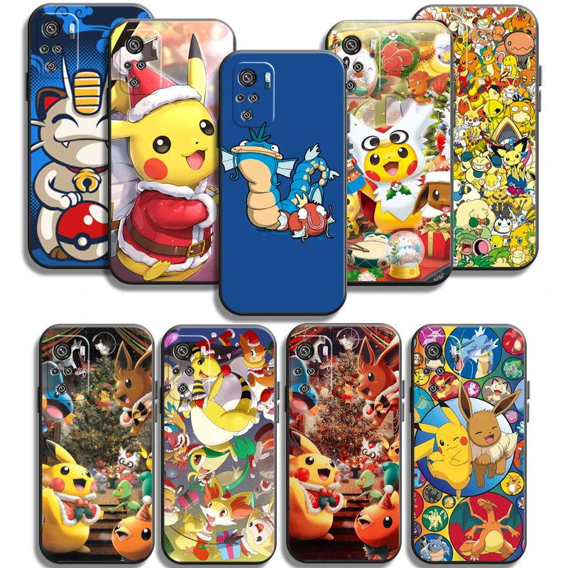 

Pokémon Christmas Phone Cases For Xiaomi Redmi Redmi 7 7A Note 8 Pro 8T 8 2021 8 7 7 Pro 8 8A 8 Pro Soft TPU Carcasa Funda