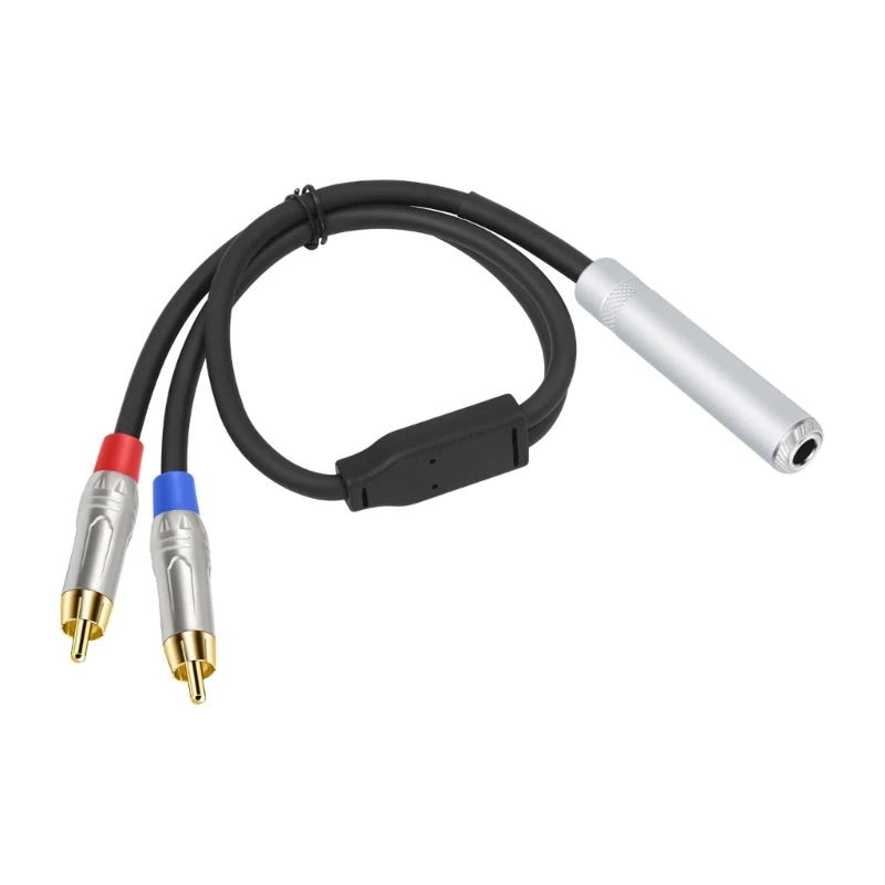 Стерео аудио кабель TRS и 2rca 50 см
