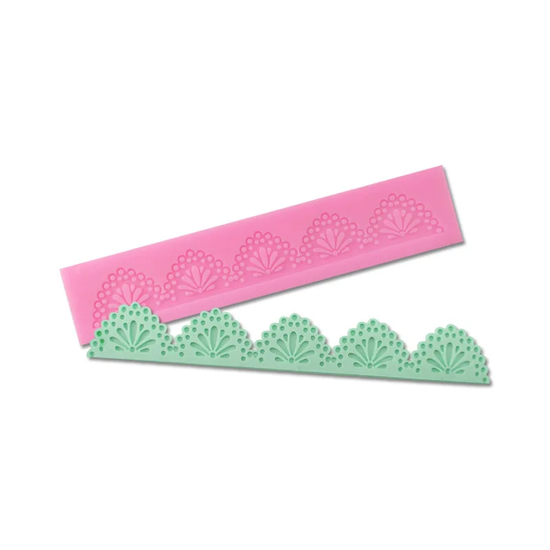 

New Lace Pattern Silicone Fudge Mold Cake Decoration Tools Candy Chocolate Mold