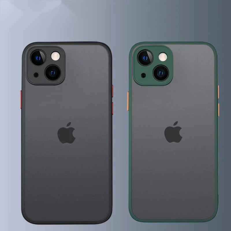 

For iPhone transparent armor sheath, 12, 11, 13 Pro max, mini, XS, XR, x, 8, 7 plus, SE model shockproof protective shell