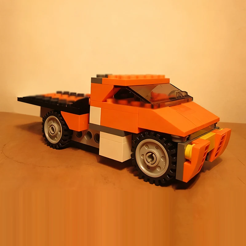 Модель скоростного гоночного автомобиля MOC, строительные кирпичи, классический бортовой грузовик, модульная технология, детские праздничные подарки, сборка игрушек, костюм (art.: 3920d360eae5e) - 3920d360eae5e