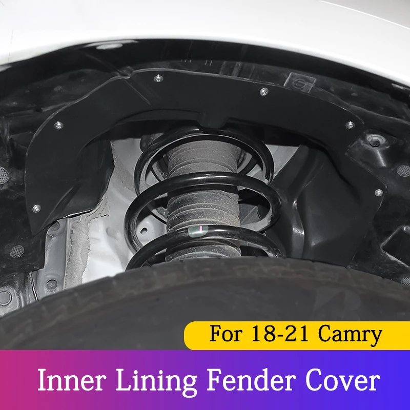 

QHCP Car Front Wheel Mudguard Fender Splash Lined Front Tires Mud Flap Fenders Cover Mud Guard For Toyota Camry 18-21 Accessory