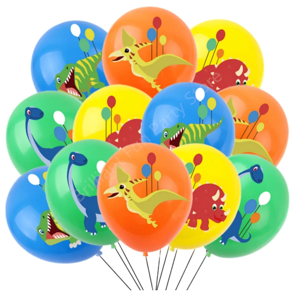 

Тематические Латексные Воздушные Шары С Динозаврами И Джунглями, Букет, 12 Шт., Украшения Для Дня Рождения