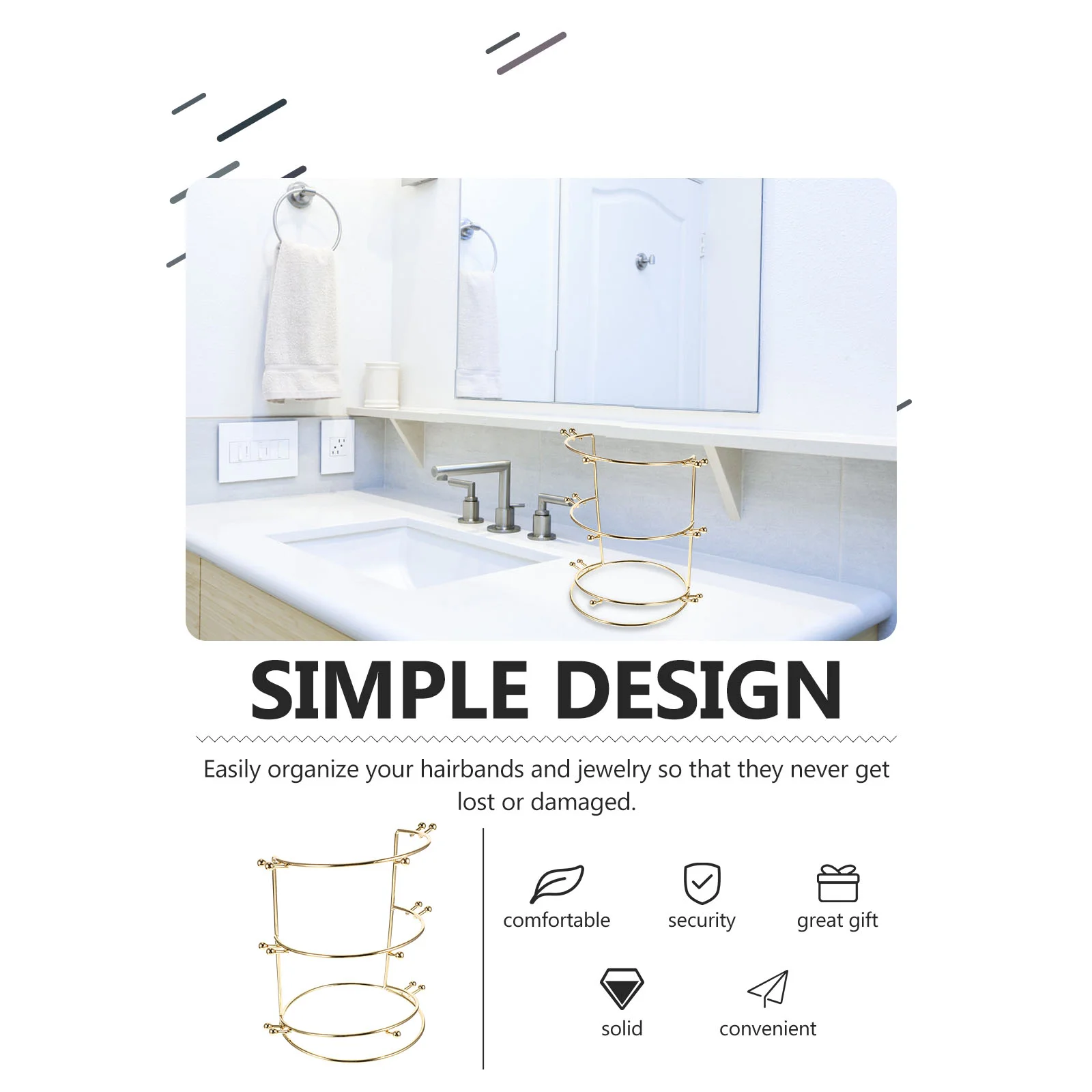 Подставка для инструментов с короной дорожная полка декор ювелирные изделия