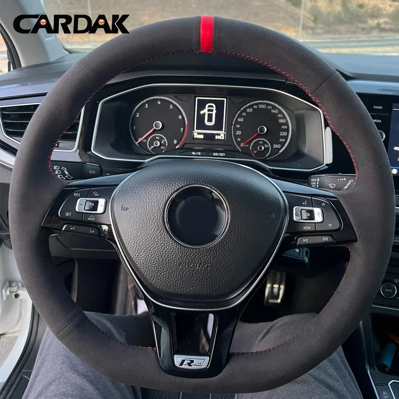 Фото Чехол на руль для Volkswagen Golf 7 VW Mk7 Polo Jetta Passat B8 №1