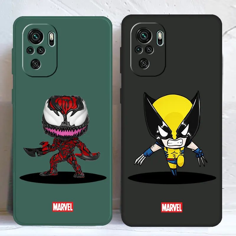 

Cartoon Marvel Loki Venom Phone Case for Xiaomi Redmi Note 9T 9A 8 10 Pro 7 10C K40 Pro 11 Pro 11T 9C 9 9S 10T 11S Silicone