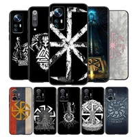 slavic viking symbol kolovrat cover for xiaomi mi 12 11i 11t 11 10i 10t 10 9 9t se lite pro ultra hypercharge phone case