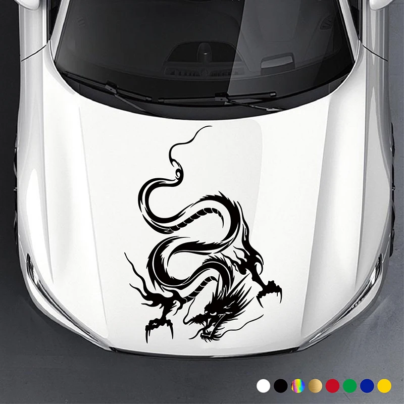 

Dragon Totem Car Stickers Car Side Body Stickers Hood Decals Waterproof Vinyl Decal