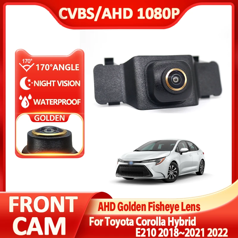 Объектив рыбий глаз 170 ° AHD 2018x2021 0P Автомобильная Камера Переднего Вида Full HD для