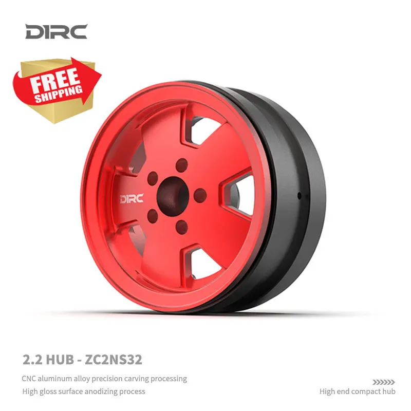 

Радиоуправляемый D1RC 2,2 дюймовый beadlock металлическая алюминиевая Ступица колеса для TRX4 trx6 Scx10 запчасти