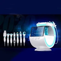newest hydro dermabrasion 7 in 1 smart ice blue skin management system multifunction facial beauty machine for deep cleaning