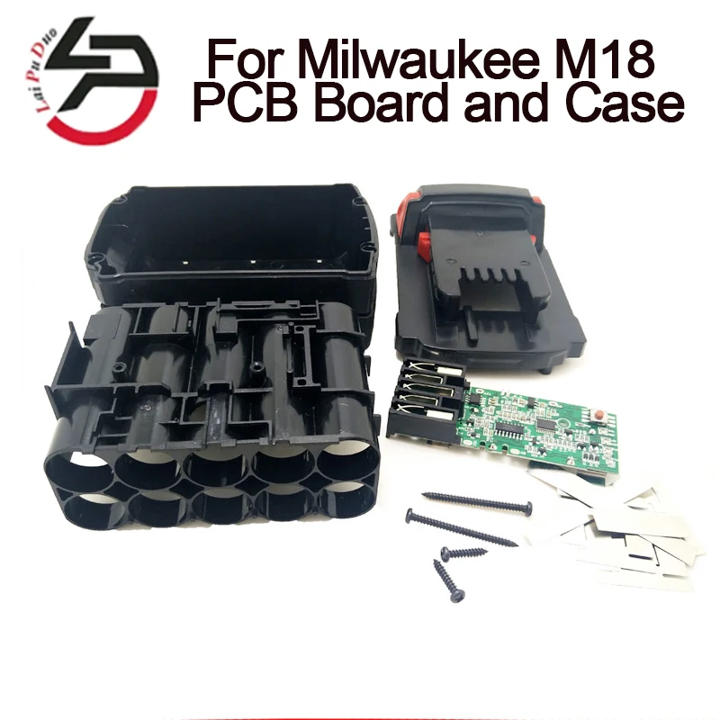 

For Milwaukee &M18 Shell Li-ion Battery Plastic Case Charging Protection Circuit Board 18V &M18 48-11-1815 3Ah 4Ah 5Ah PCB Boar