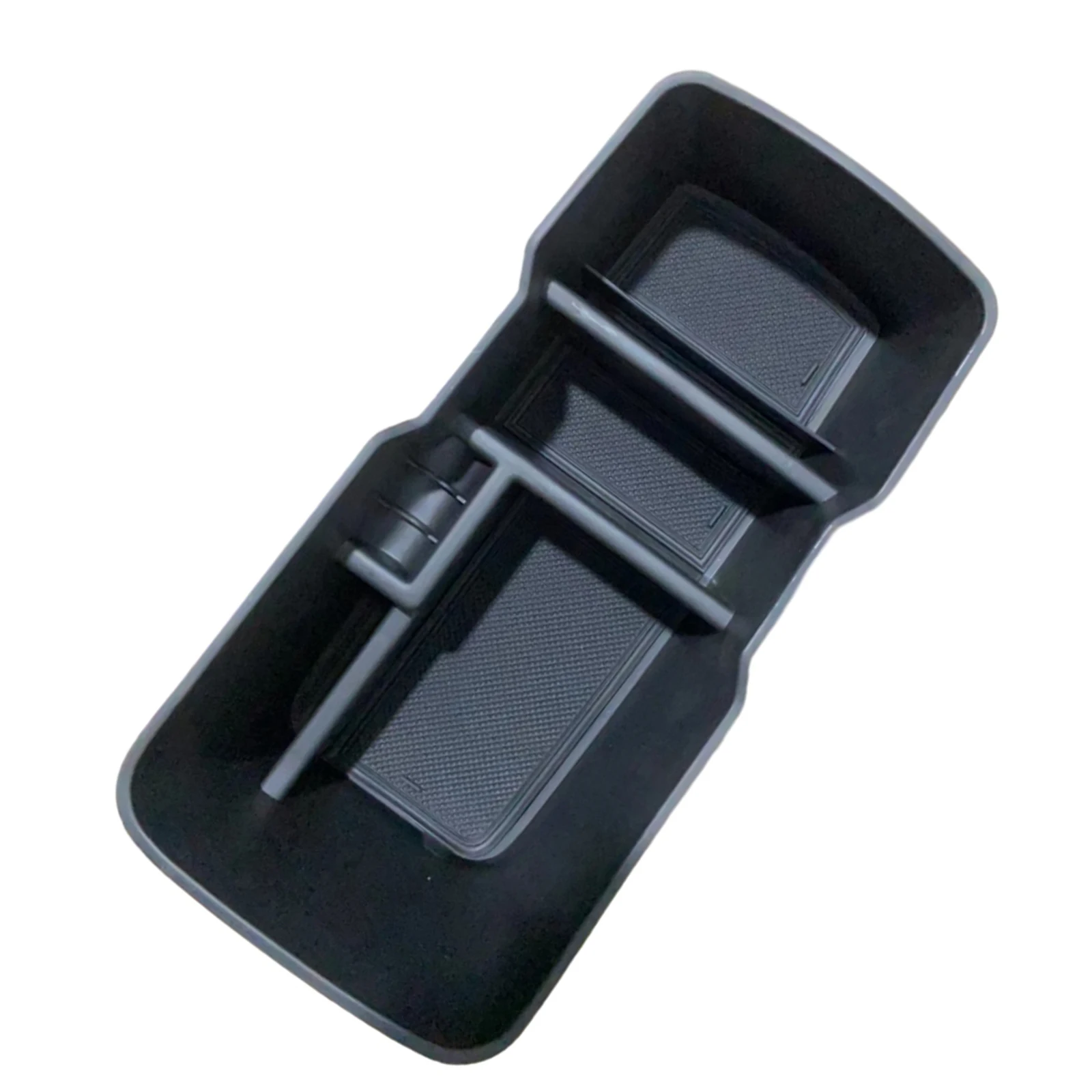 

Car Black Armrest Console Central Storage Box ABS Organizer Interior Accessories For Kia EV6 2021 2022 2023 Left Hand Drive