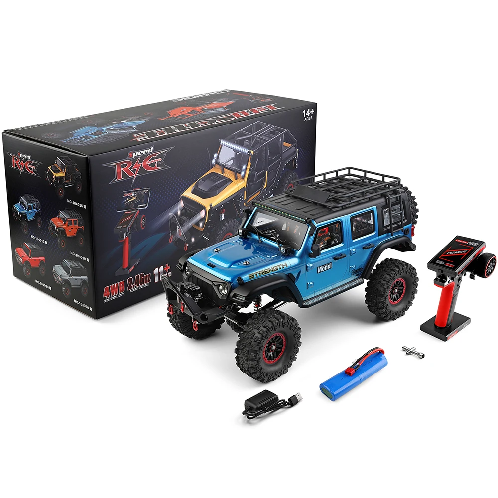 Фото Радиоуправляемая машина WLtoys 1:10 104010   Электрический альпинистский автомобиль 4WD 2,4G 100M Модели внедорожников Игрушки №2