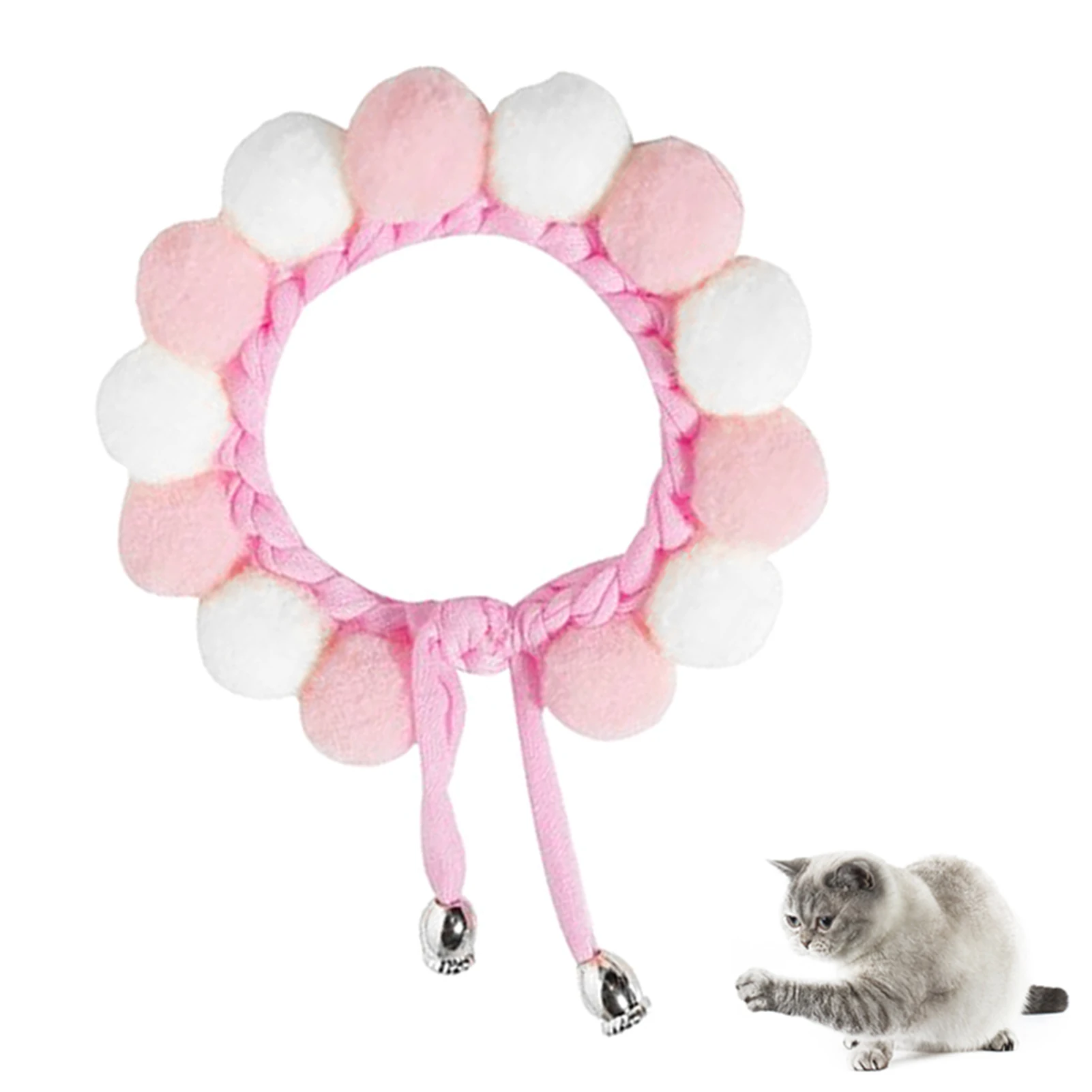 

Pet Plush Collar Quick Release Safety Collars For Kitten And Cats Adjustable 20-30cm Suitable For All Domestic Cats