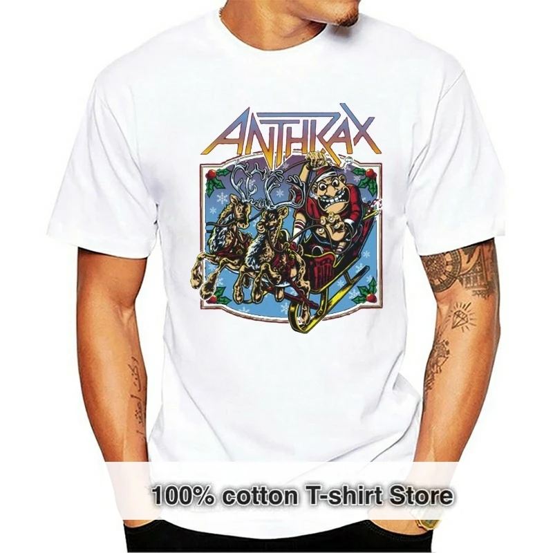 

Anthrax ирландский судья Dredd, черная футболка, новая мужская футболка