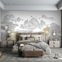 custom photo wallpaper chinese style 3d landscape mural living room tv sofa bedroom study background wall self adhesive decor