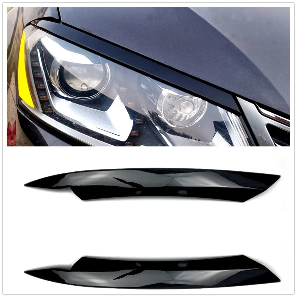 Автомобильные фары веки брови фара наклейка на фару отделка для Volkswagen VW Passat B7