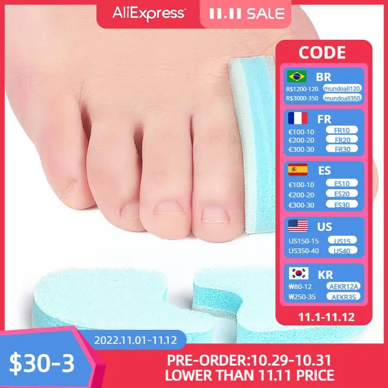 

1 пара поролоновых вкладышей для пальцев ног, валгусные прямые вкладыши для большого пальца ног, инструмент для ухода за большими косточкам...