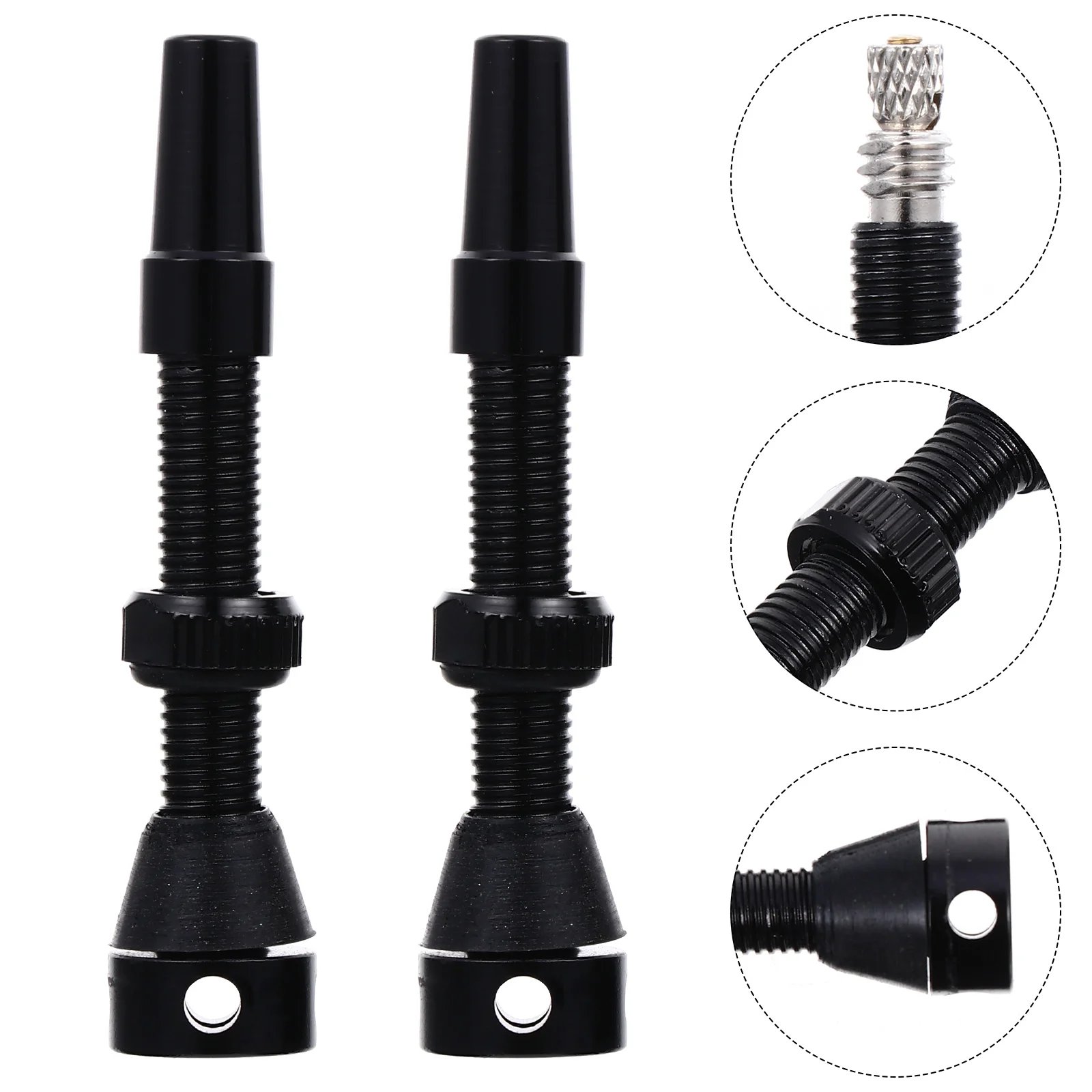 

2pcs Aluminum Tire Air Stem Auto Tubeless Wheel Tyre Stems