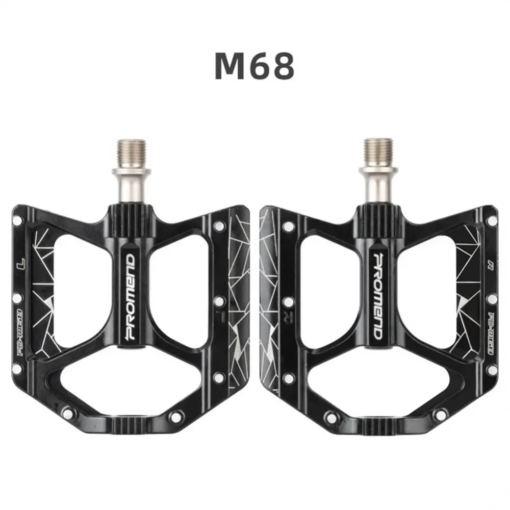 

Non-slip Platform Pedals Aluminum Alloy Wear-resistant Bicycle Pedals Shock Absorption Road Bike Bearing Riding Equipment Black