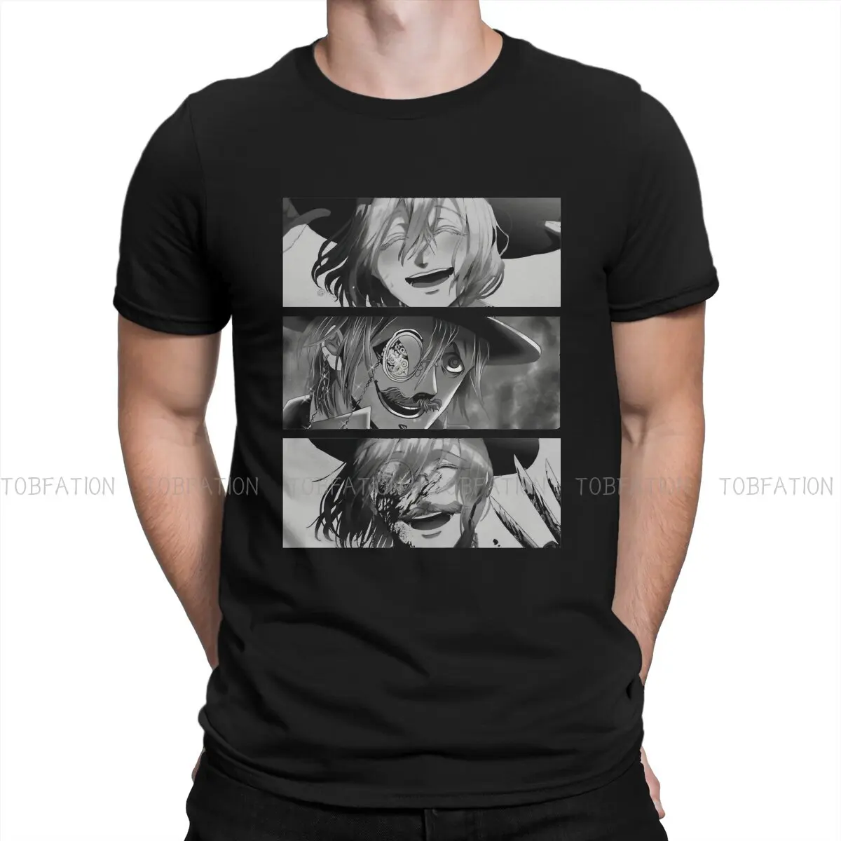 Record of Ragnarok TShirt for Men Jack The Ripper Buddha Shuumatsu No Valkyrie Basic Summer Sweatshirts T Shirt Novelty Trendy
