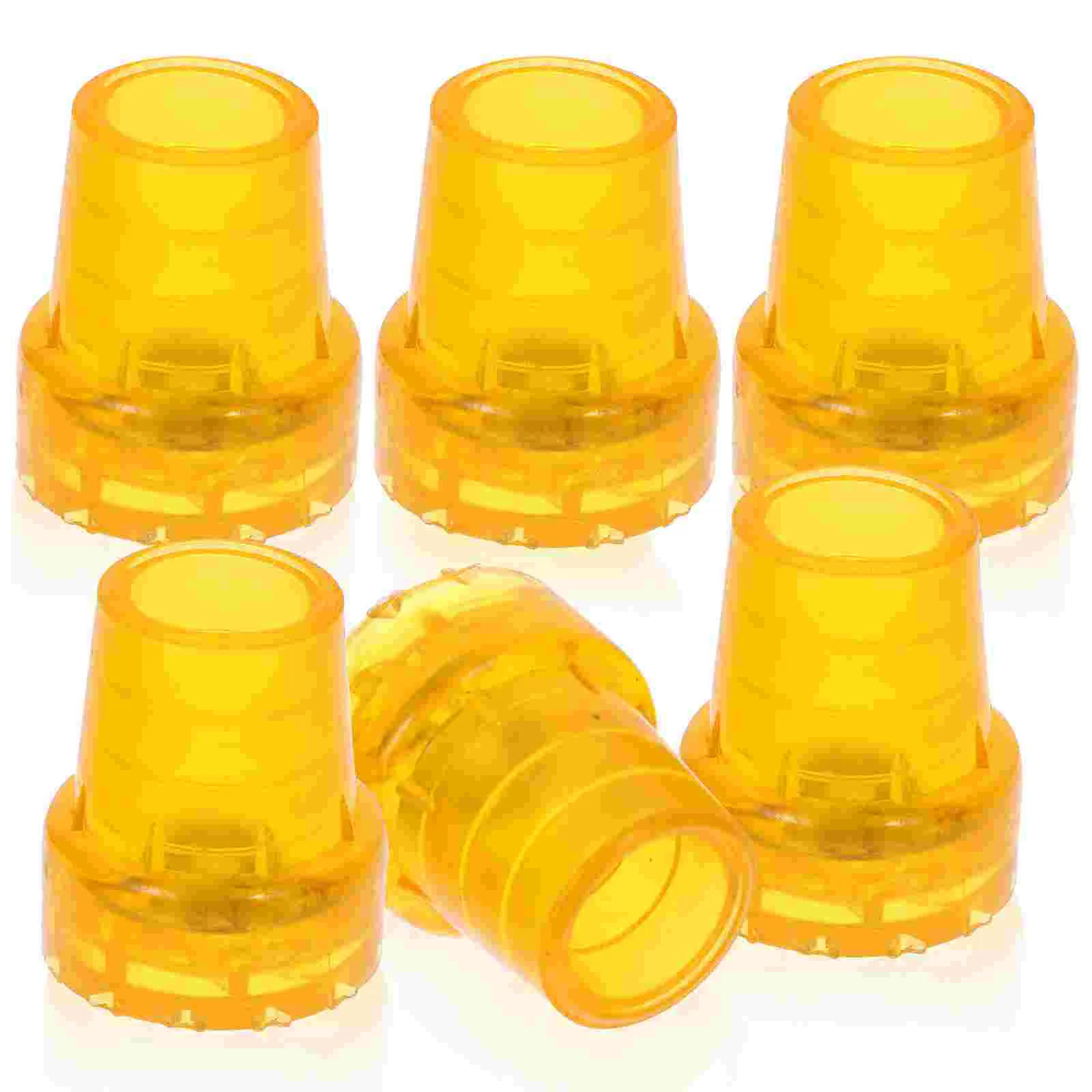 

6Pcs Rubber Trekking Poles Tips Replacement Hiking Pole Protectors Flexible Walk Tip for Hiking Trekking Walking Camping Poles