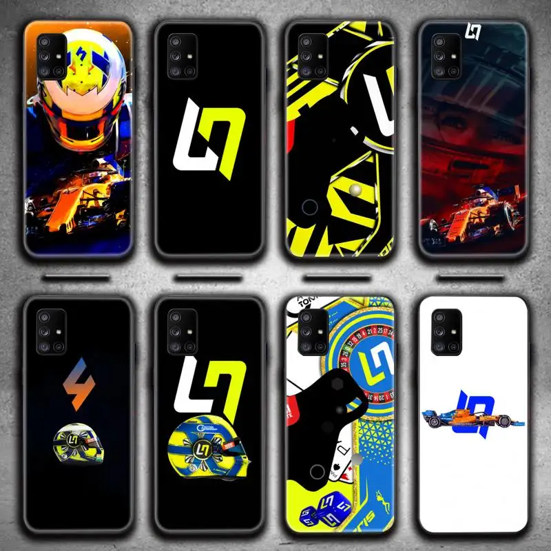 

F1 racing Lando Norris Racing Phone Case For Samsung Galaxy A52 A21S A02S A12 A31 A81 A10 A30 A32 A50 A80 A71 A51 5G