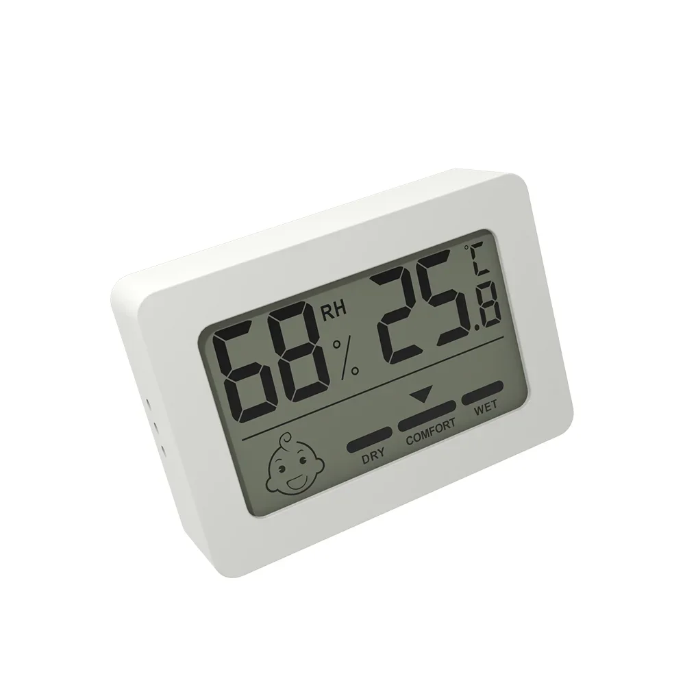 

Home indoor temperature and humidity meter electronic temperature and humidity meter with bracket