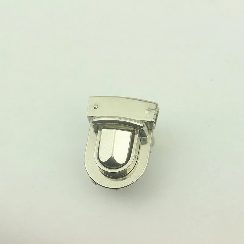 10Pcs Metal Tongue Push Lock Mortise Lock Clasp for Leather Craft Women Bag Handbag Shoulder Bag Purse DIY Hardware Accessories