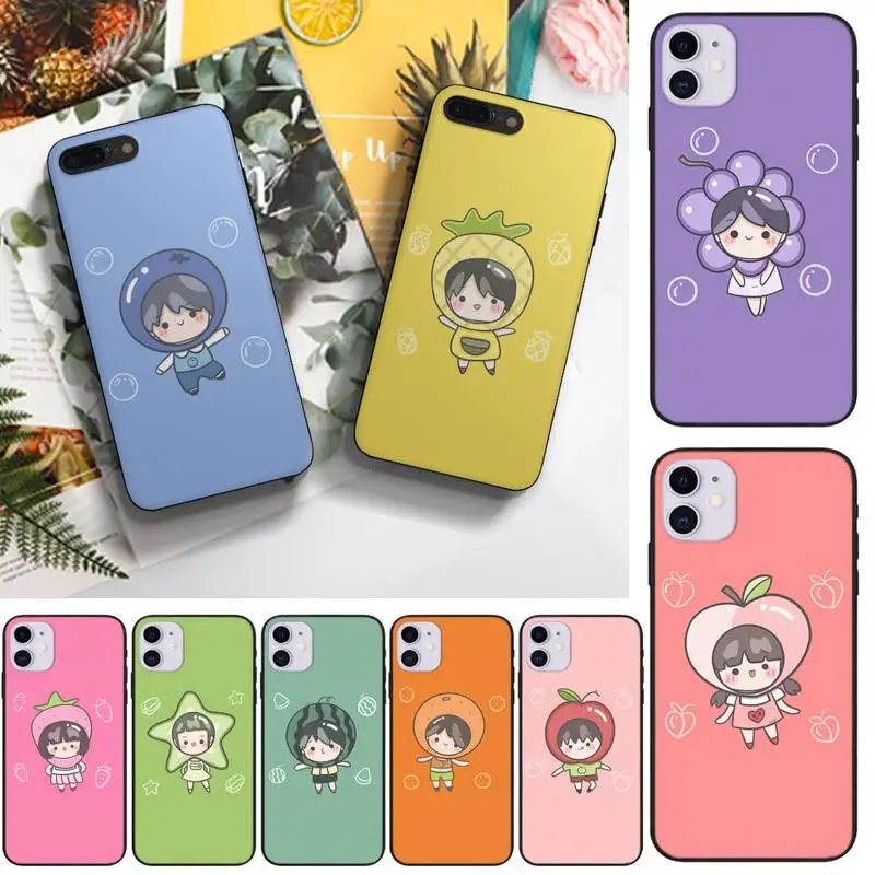 

Cute Hand Drawn Fruits Phone Case Fundas Shell Cover For Iphone 6 6s 7 8 Plus Xr X Xs 11 12 13 Mini Pro Max