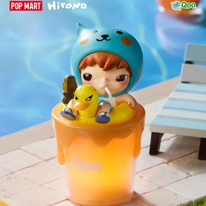 Фото POPMART Hirono X Qoo Blushing After Drinking Series Модная слепая случайная коробка игрушки Mystery Box Guess Bag Фигурка-сюрприз №3