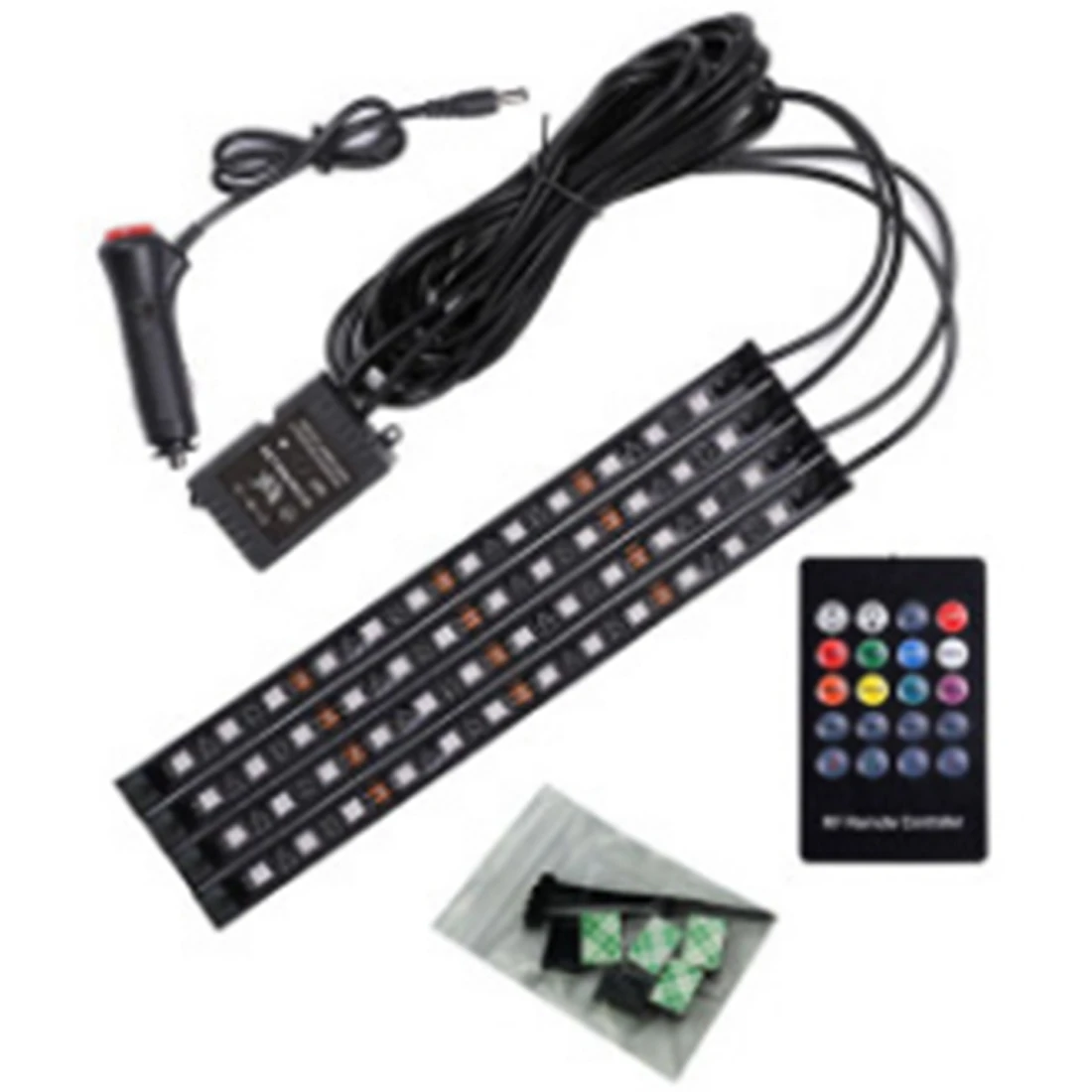 Светодиодная лента для автомобиля 4 предмета 48 светодиодов