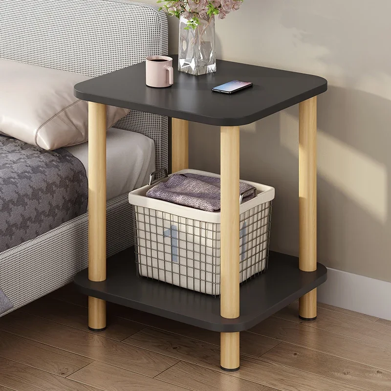 Минималистичный ночной столик в скандинавском стиле современная деревянная