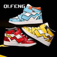 cool teenage shoes boys boots adult light sport shoes children cartoon students flat fashion sneakers kids summer winter male