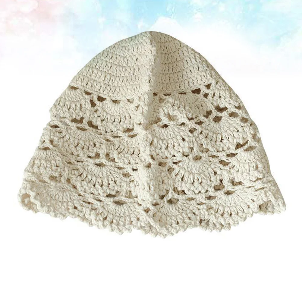 

Hollow out Beanie Crocheted Hat Turban Cap for Summer