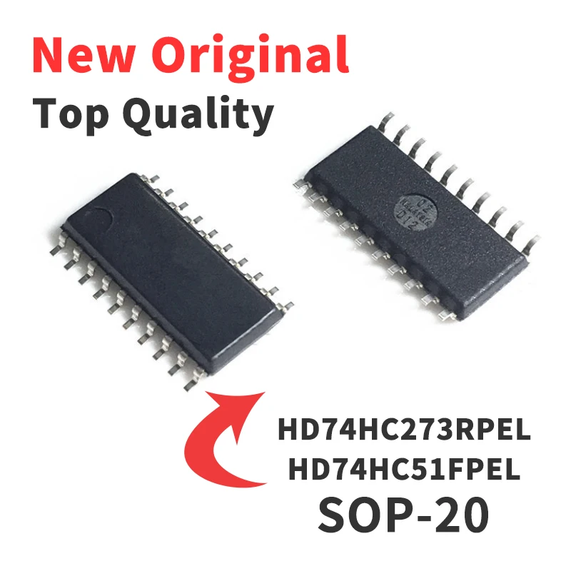 

5 шт., интегральная схема HD74HC273RP/HD74HC273RPEL HD74HC51FPEL SMD SOP20