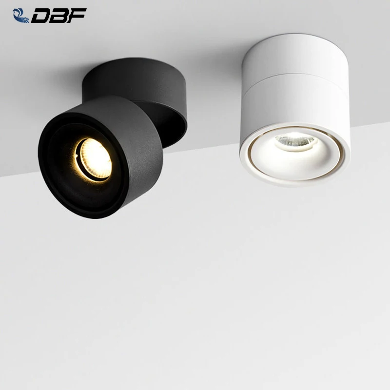 Foldable LED Downlight Surface Mounted Ceiling Light Led Spotlight 7W 10W 12W 15W Aluminum Ceiling Spots Lamp For Home Kitchen