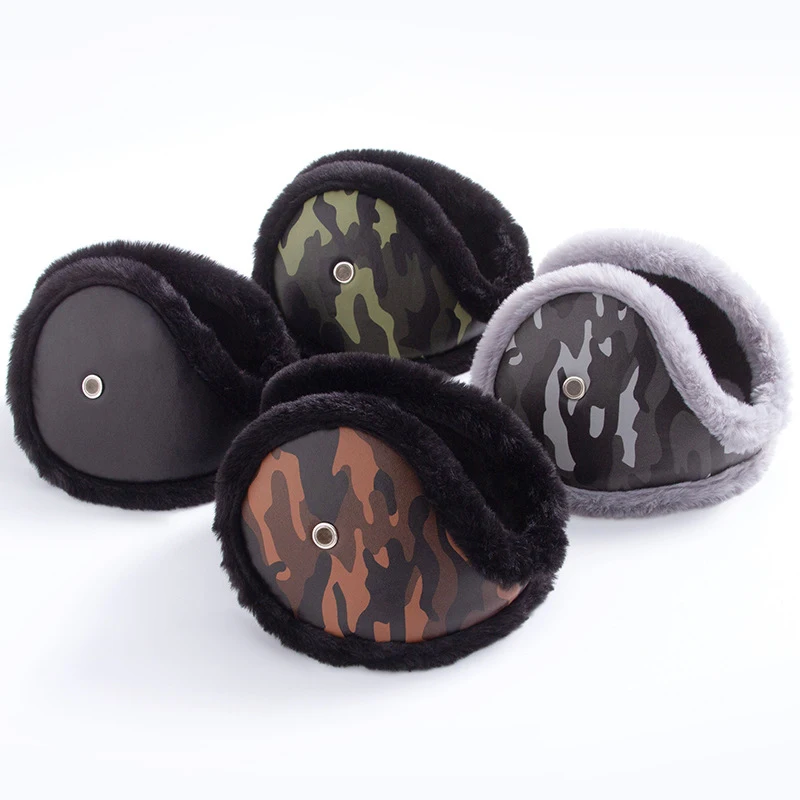 

Unisex Winter Earmuffs Fleece Ear Warmer for Men Women Behind the Head Fur Ear Cover Protector Headband Earlap Brand New