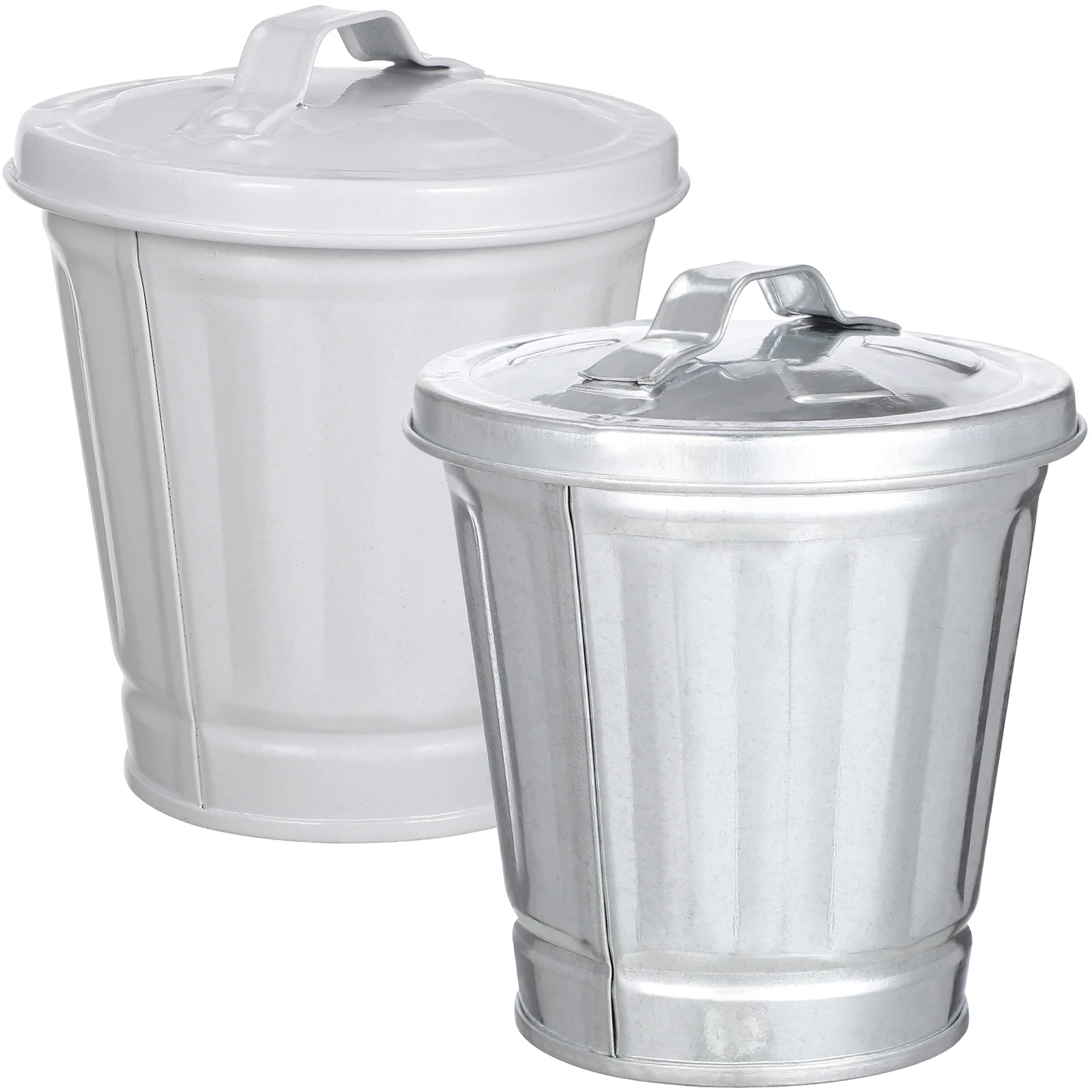 

2 Office Countertop Small Home Garbage Trash Cans Garbage Cans Trash Cans Wastebasket Trash Cans Garbage Bins