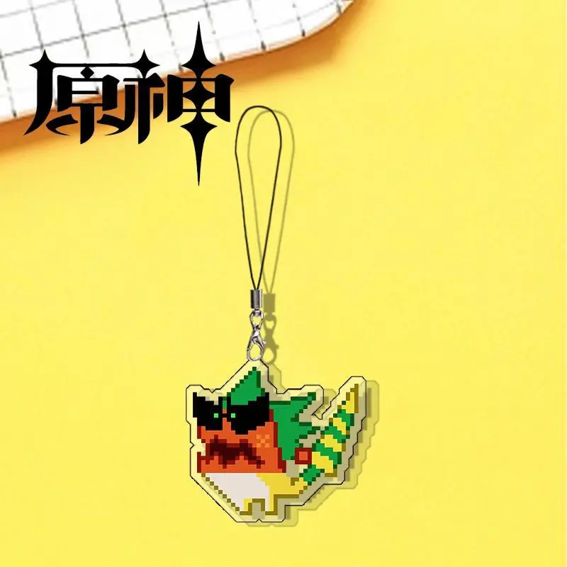 Брелок в стиле аниме Genshin Impact K'uhul Ajaw брелок для ключей ремешок фигурка