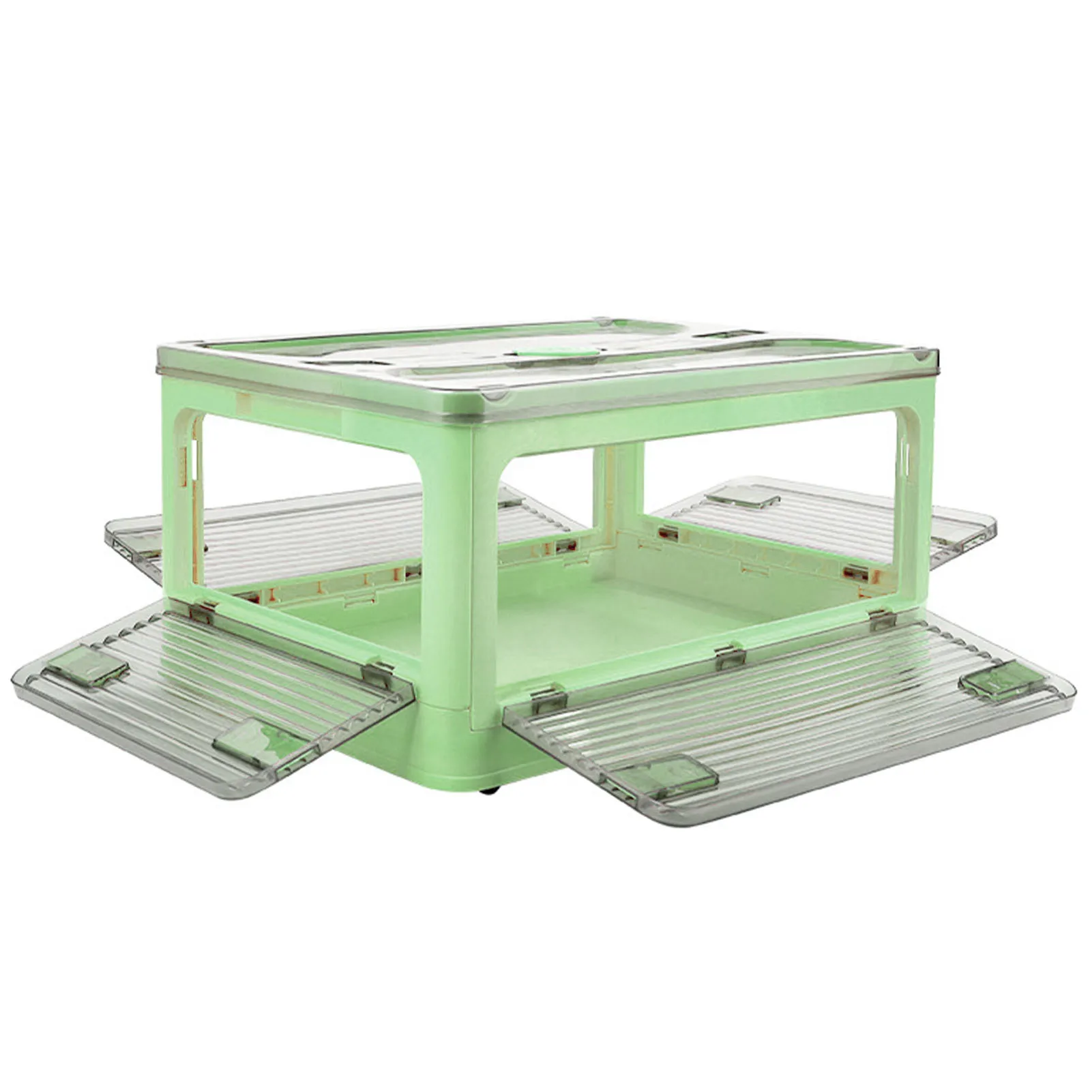 

Camping Storage Bins Groceries Organizers Home Storage Boxes For Picnic BBQ Fishing Transparent Car Trunk Organizer Picnic