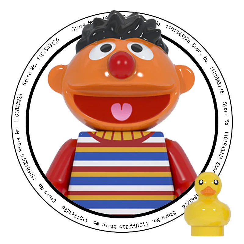 Лидер продаж 2024 игрушки LG1003 конструктор Улица Сезам миниатюрные фигурки