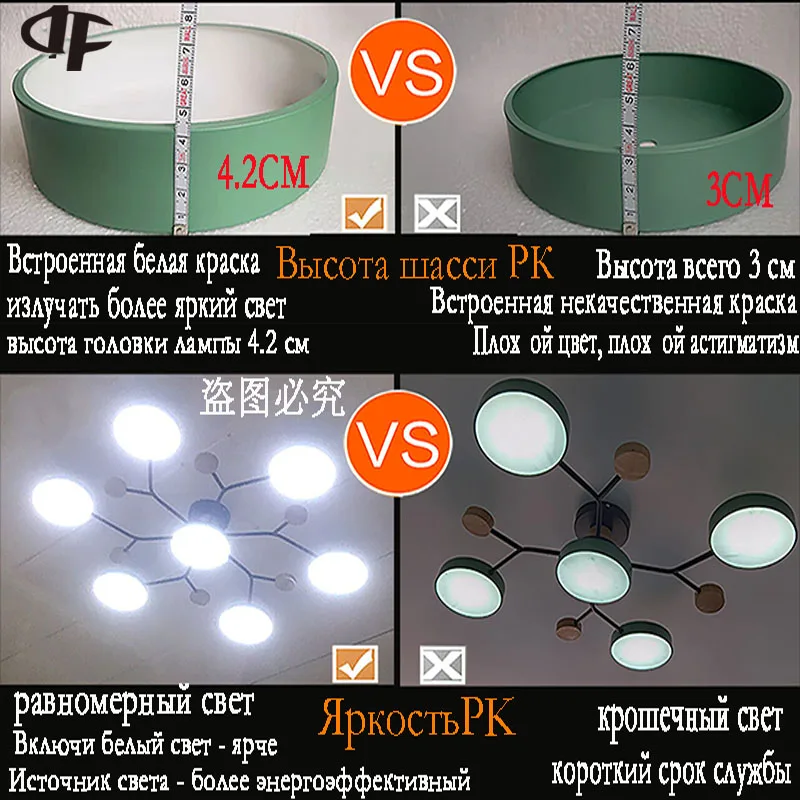 $25.67 Nordic style living room ceiling chandelier LED light bedroom ceiling lighs dining room lamp aisle lighting thickened lampshade