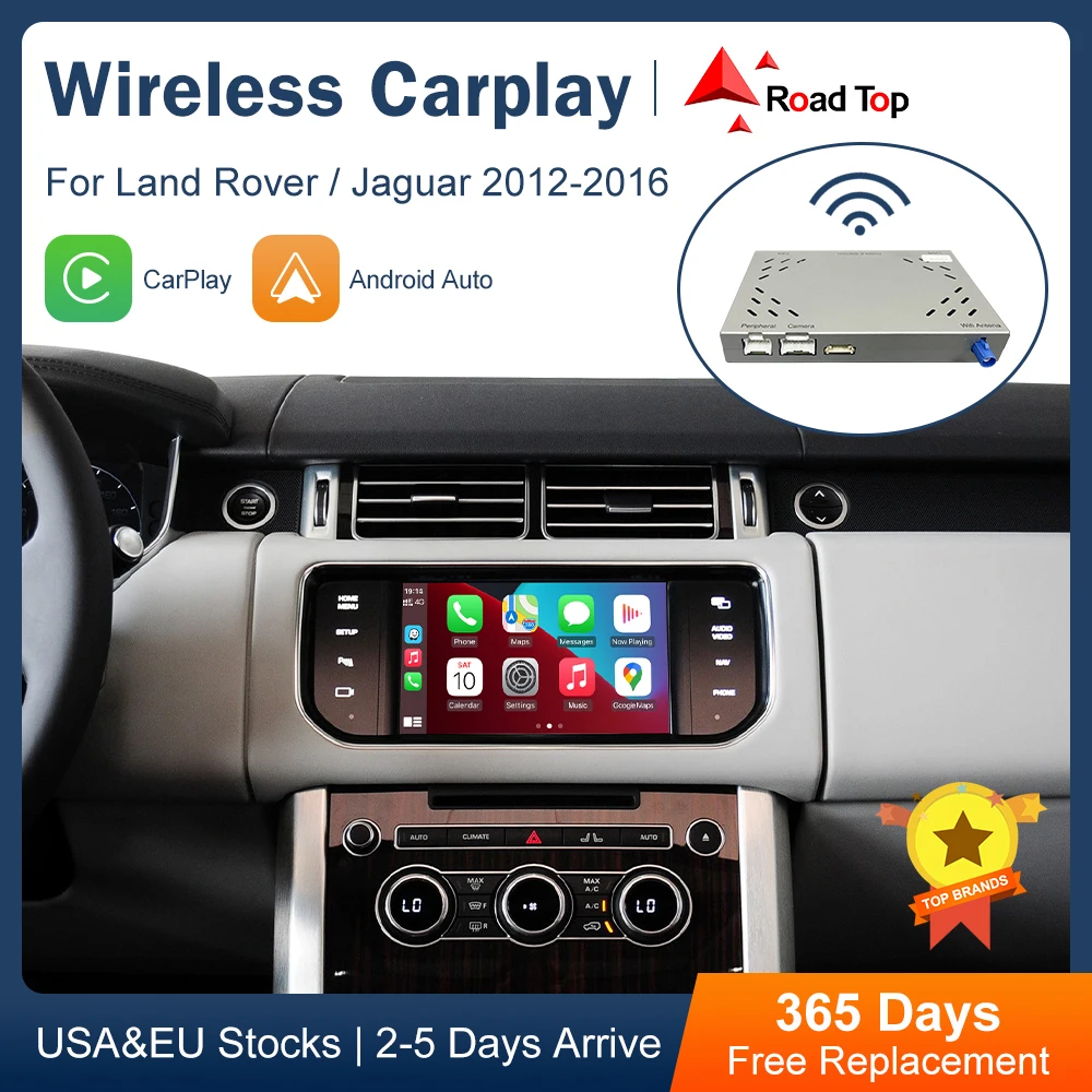 

Беспроводной Carplay для Land Rover/Jaguar/Range Rover/Evoque/Discovery 2012-2016 Android Авто Ai DSP интерфейс Mirror Link AirPlay