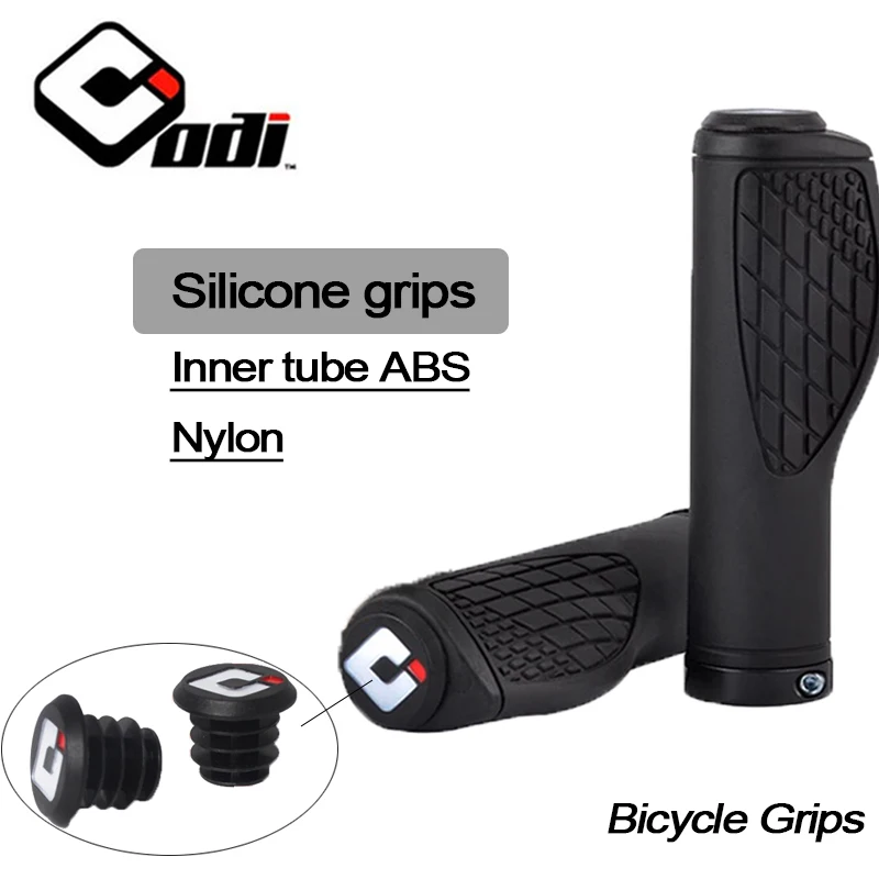 

1 Pair ODI Bicycle Grip MTB Silicone Handlebar Grip Mountain Bike Soft Hand Rest Ultralight Anti-skid Handle Bar Cover Bike Part