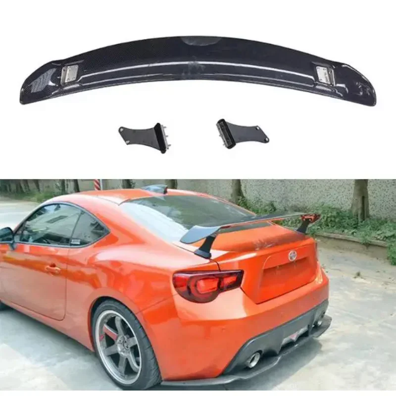 Спойлер на заднее крыло автомобиля из настоящего углеродного волокна для Toyota FT86