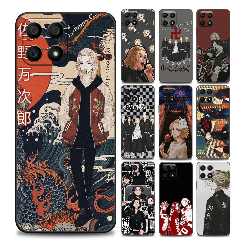 

Japanese Anime Tokyo Revengers Phone Case for Honor 8X 9S 9A 9C 9X Lite 9A 50 10 20 30 Pro 30i 20S(6.15) Soft Silicone